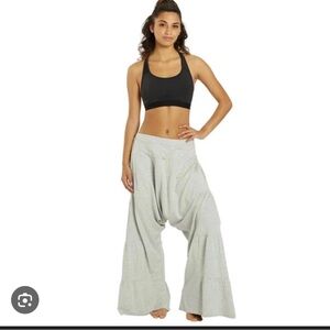 FP Movement by Free People Light Gray Wide-Leg Pants